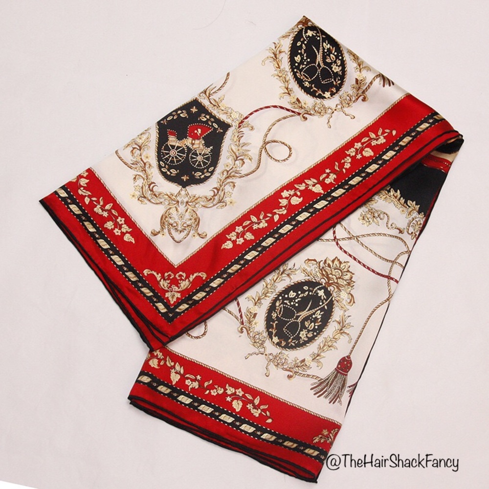 100% silk scarf